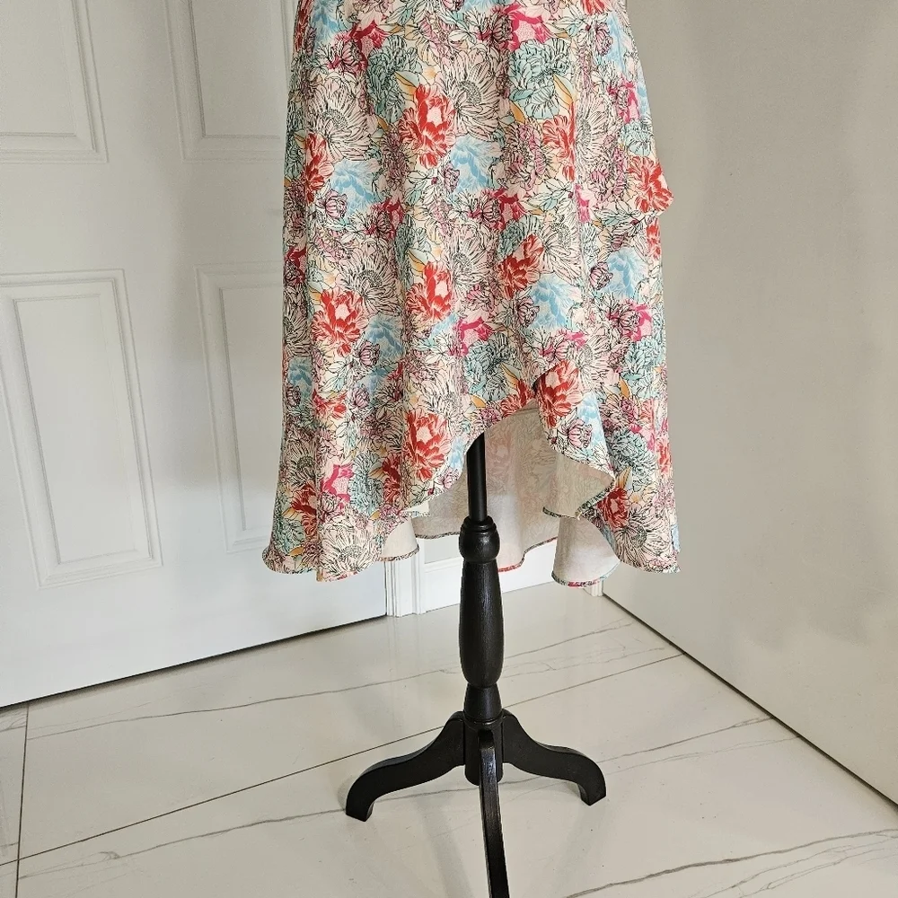 Black Halo Floral Marie Dress Size 0